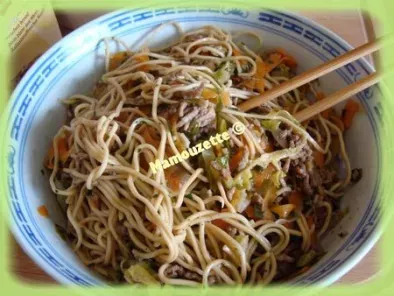 Chou pointu au wok