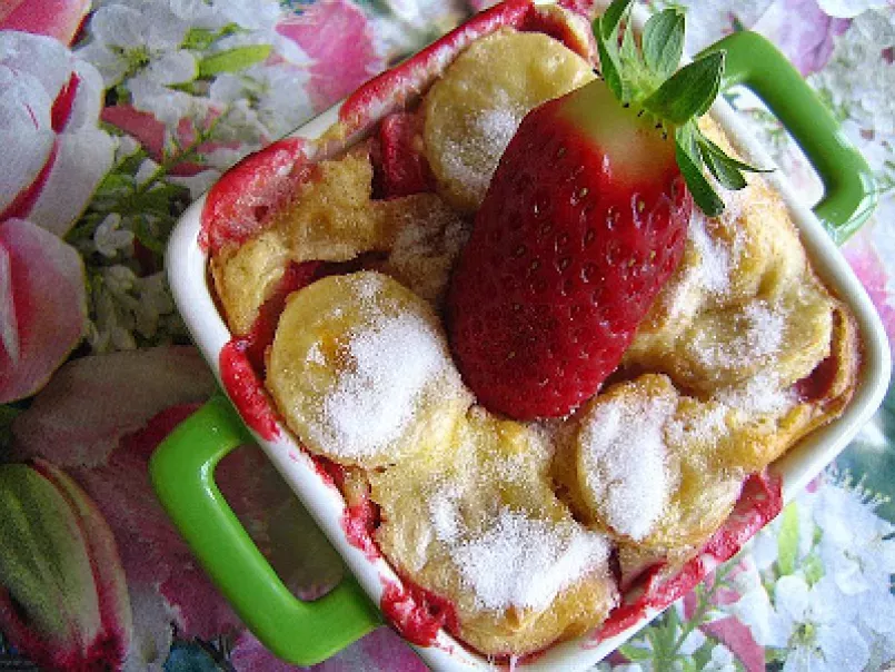 Clafoutis fraises-bananes!!! - photo 2