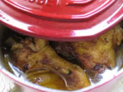 Cocotte de poulet au cidre