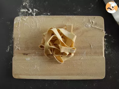 Comment faire des pâtes maison : les pappardelle (tagliatelle larges) - photo 4