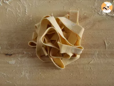 Comment faire des pâtes maison : les pappardelle (tagliatelle larges) - photo 6