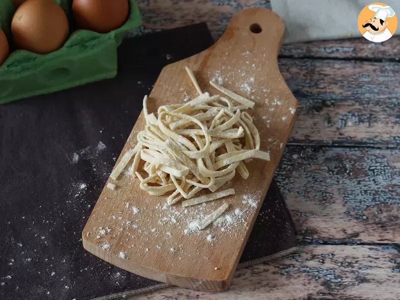 Comment faire des pâtes maison : les taglioni, des tagliatelle fines - photo 3