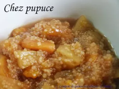 Compote de quinoa aux abricots et pommes