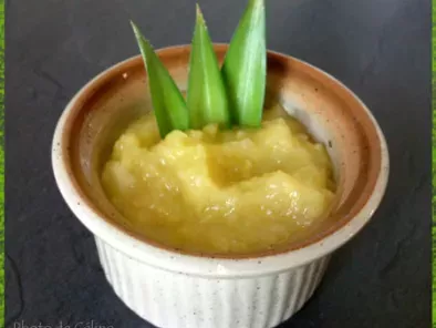 Compote pomme ananas de Céline