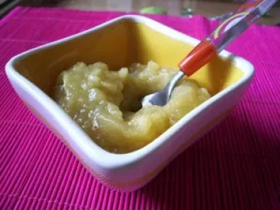 Compote pommes rhubarbe