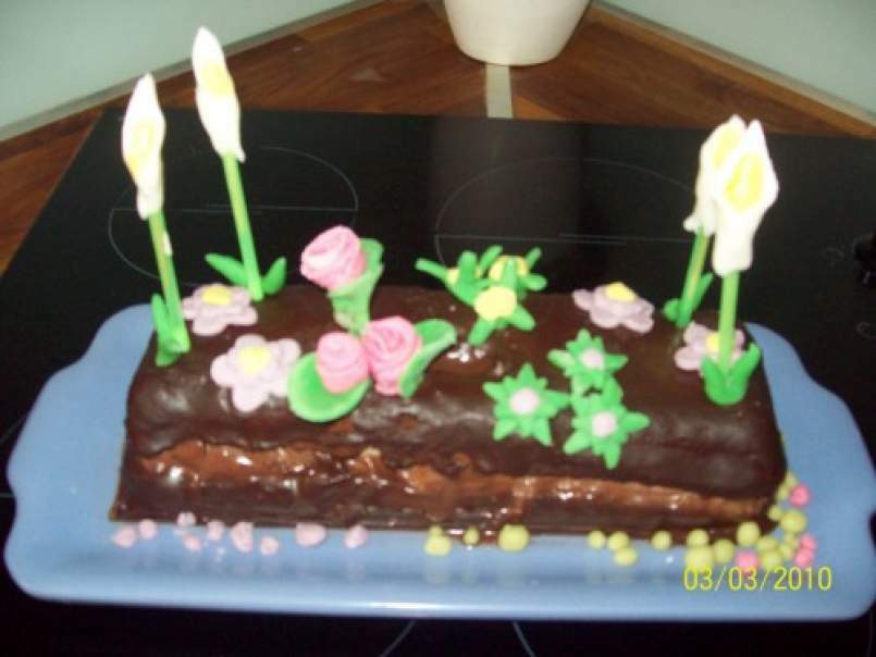 Concours floral : gâteau jardinière