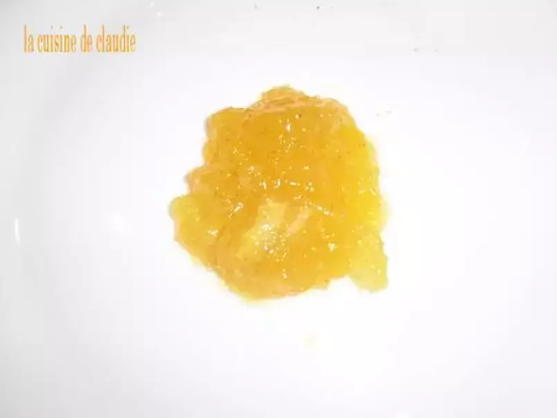 Confiture d'orange-vanille