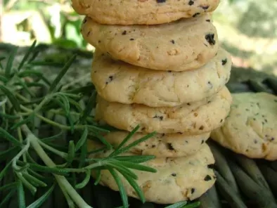 Cookies aux olives noires & romarin