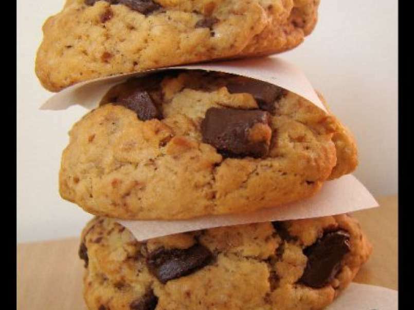 Cookies aux Pépites de Chocolat, Pralin et noix