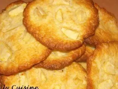 Cookies aux pommes, miel et noix de coco