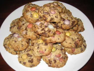 Cookies aux smarties aux flocons d'avoine