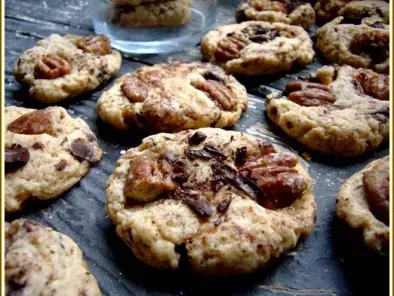 Cookies chocolat noix de pécan caramélisées