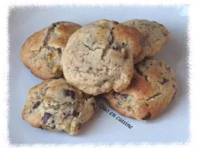 Cookies moelleux chocolat-banane