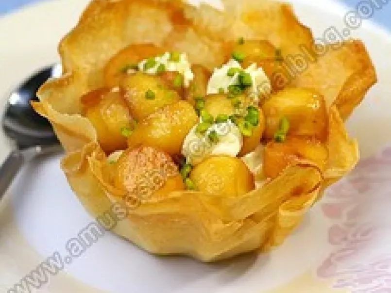 Corolle de pommes poêlées et crème mousseline - photo 4