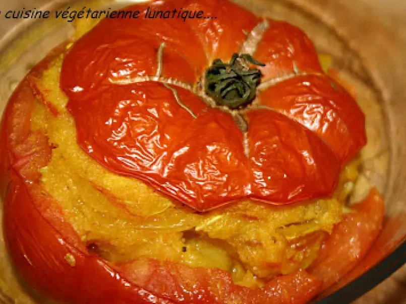 Courgettes farcies à la polenta épicée au Curcuma. - photo 3