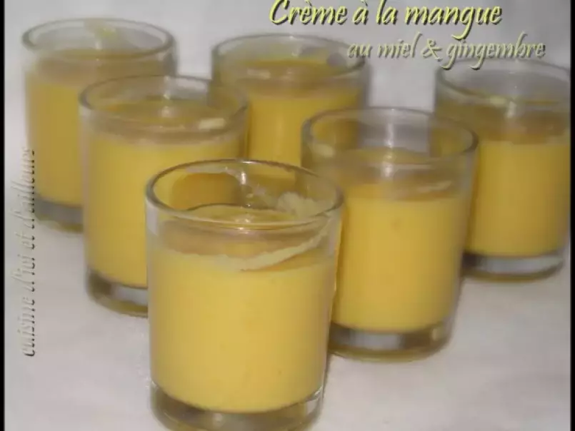 Crème à la mangue au miel et gingembre - photo 2