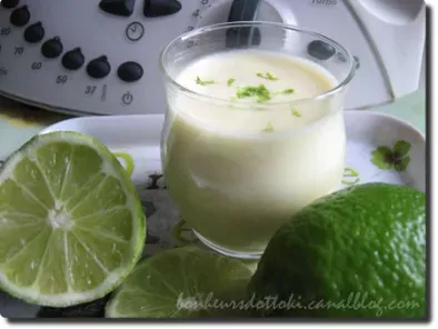 Crème au lait de coco et au citron vert