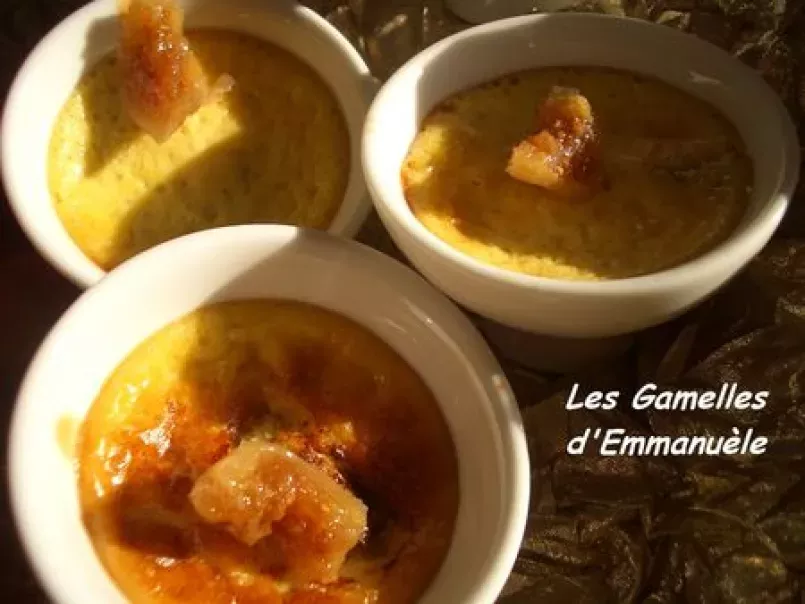 Crème brûlée au foie gras et aux figues