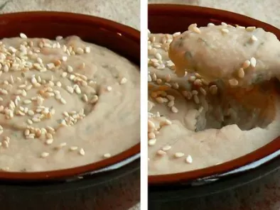 Crème de haricots blanc au sésame
