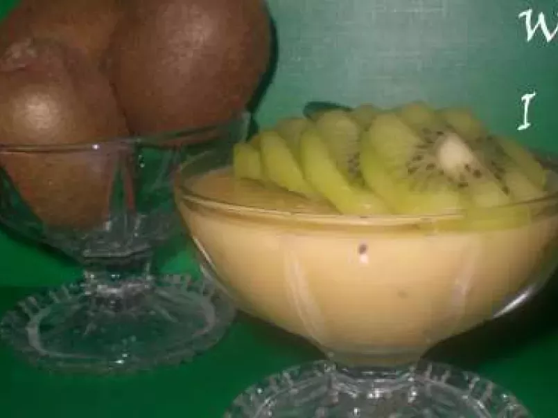 Crème dessert au kiwi