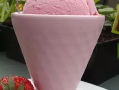 Crème glacée au lait de soja et aux fraises - photo 3