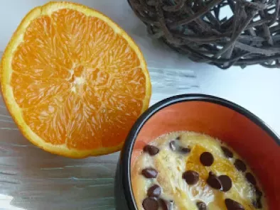 Crème gratinée à l'orange et au chocolat