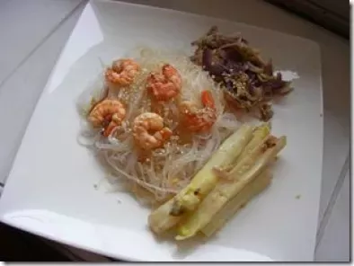 Crevette au wok et aux asperges - photo 2