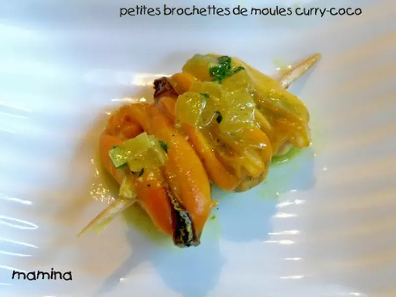 Crevettes et brochettes de moules au curry-coco - photo 2
