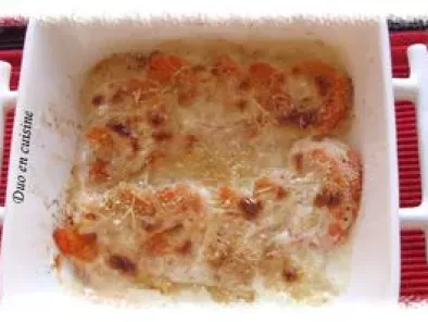Crevettes gratinées