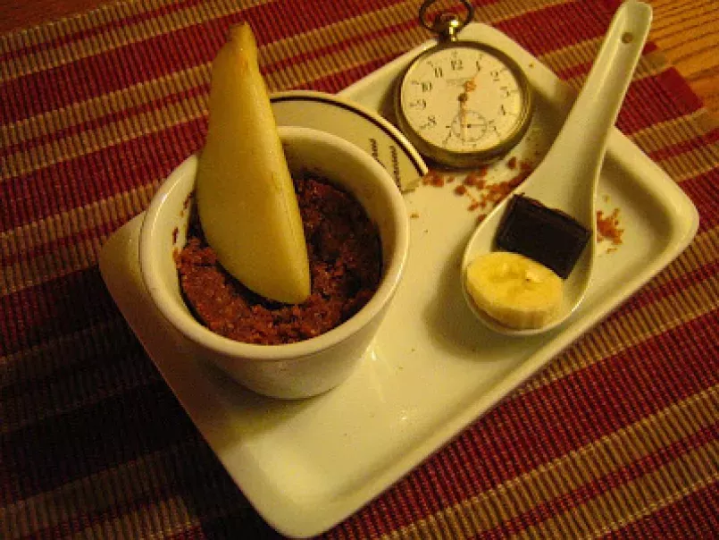 Crumble banane, poire et chocolat aux speculoos!! - photo 2