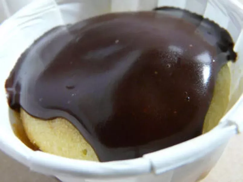 Cupcake à la banane nappage chocolat