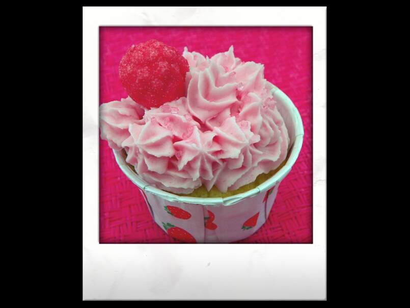 cupcake fraise tagada - photo 2