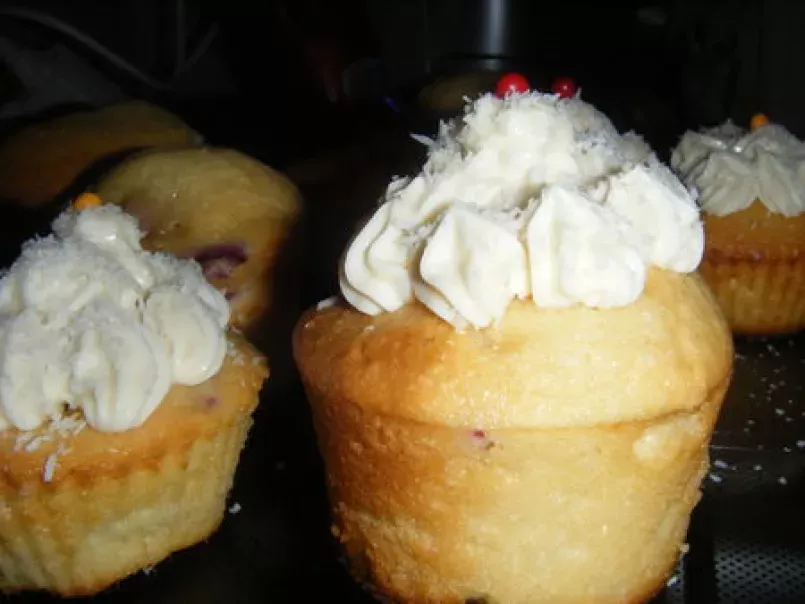 Cupcakes coco-framboises - photo 3