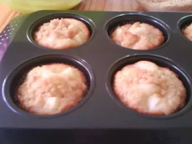 Cupcakes façon crumble aux pommes