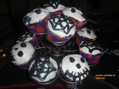 Cupcakes Jack Skellington et toiles d'araignées - photo 2