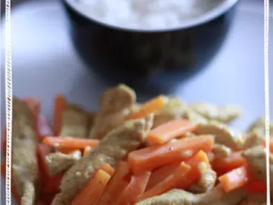 - Curry de dinde à la carotte -