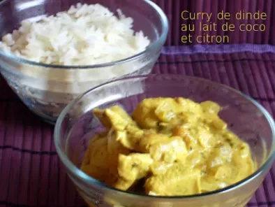 Curry de dinde au lait de coco et au citron - photo 2