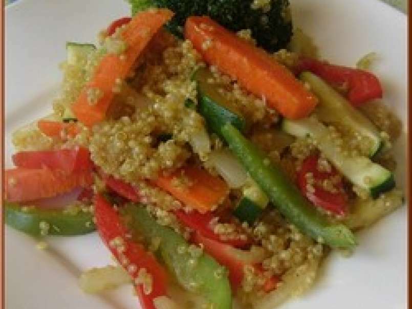 Curry de quinoa aux légumes
