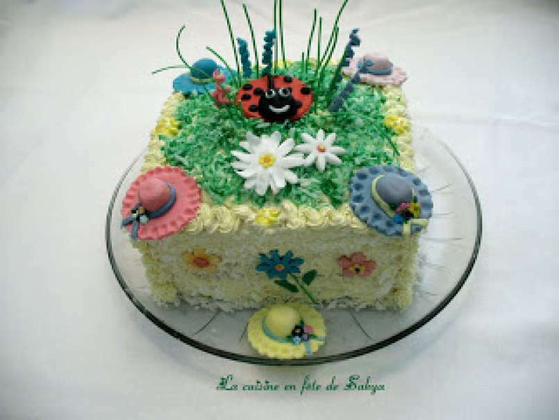Daring Bakers Perfect Party Cake et un Gâteau décoré Printemps - photo 6
