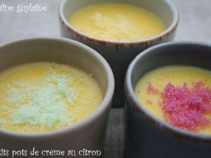 Délicieux petits pots de crème au citron - photo 5