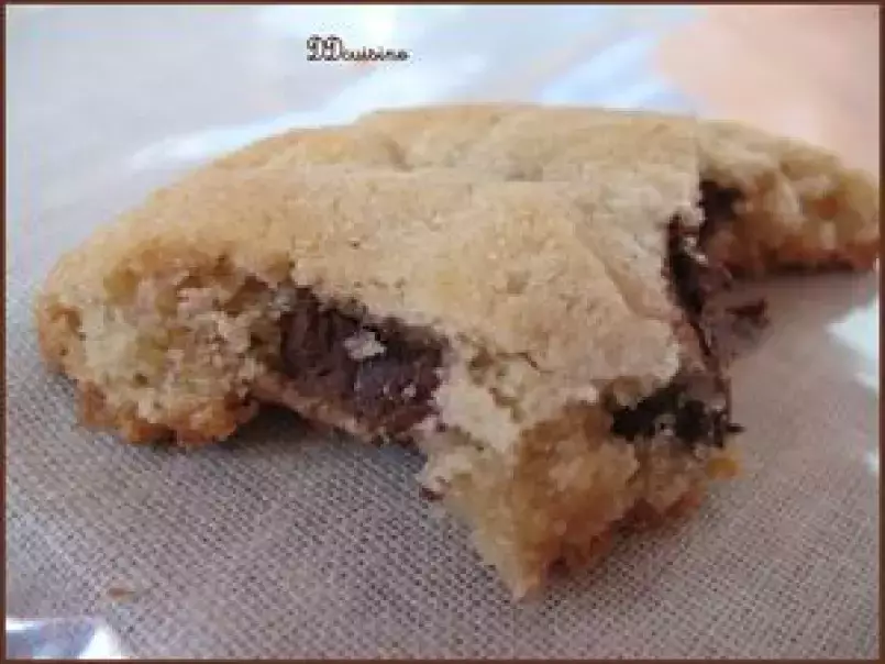 Des cookies américains aux pépites de chocolat à la farine complète . - photo 4