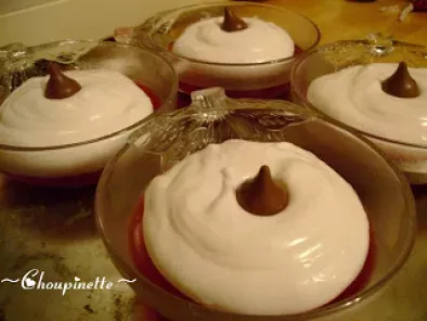 Dessert jello-framboise super simple