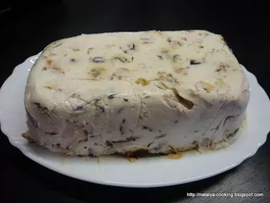 Dessert russe au fromage blanc