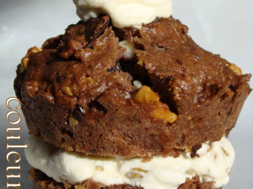 Deux versions pour des muffins aux deux chocolats fourrés : rhum-raisins et café-amaretto - photo 2
