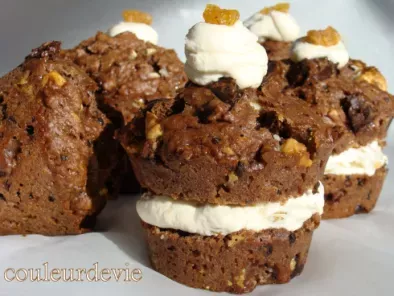 Deux versions pour des muffins aux deux chocolats fourrés : rhum-raisins et café-amaretto - photo 3