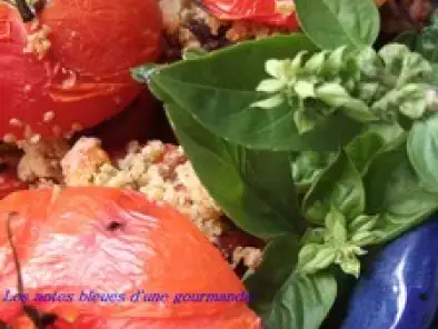 Divines tomates farcies gratinées de crumble aux saveurs de pesto - photo 3