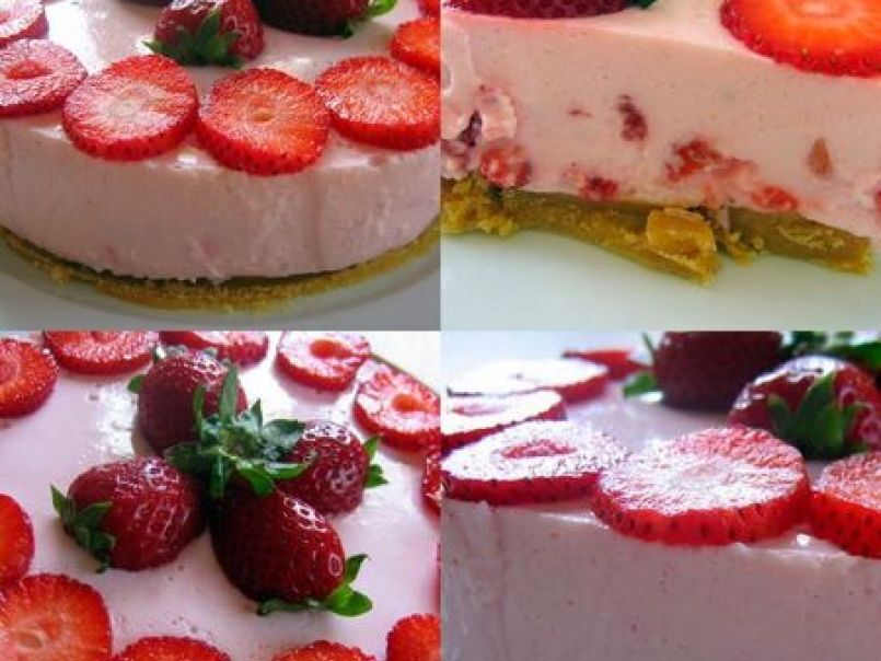 Enfin mon gâteau aux fraises façon cheese-cake - photo 2