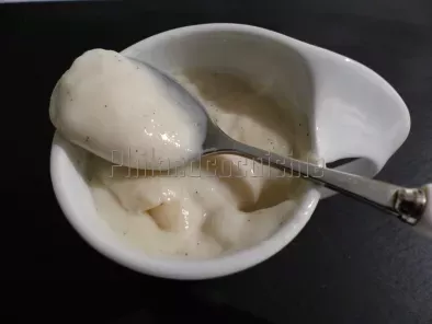 Farinettes tarnaises à la vanille, crème vanillée sans oeuf et sans gluten