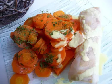Filet de cabillaud, carottes et crème au curry (au thermomix )