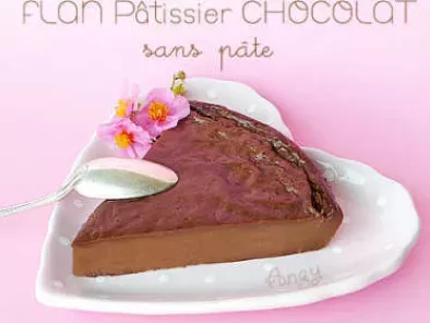 Flan pâtissier chocolat sans pâte - photo 2